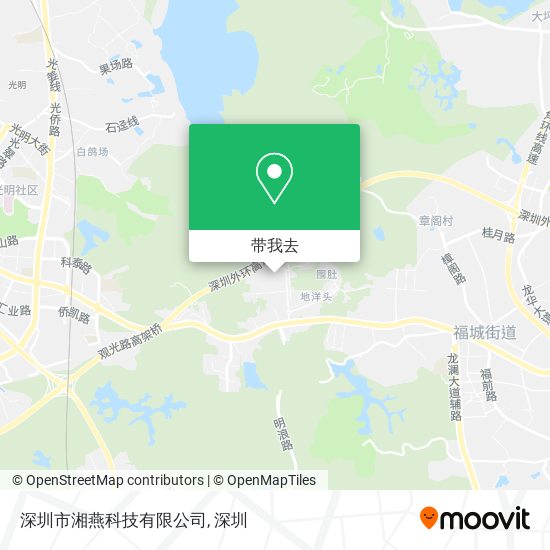 深圳市湘燕科技有限公司地图