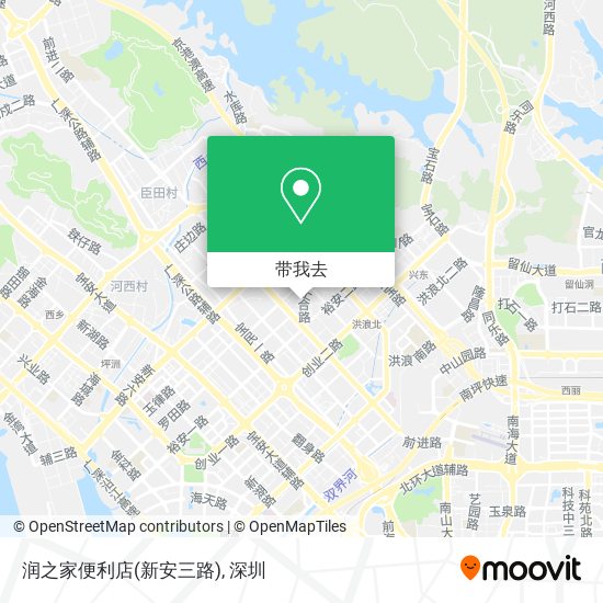 润之家便利店(新安三路)地图