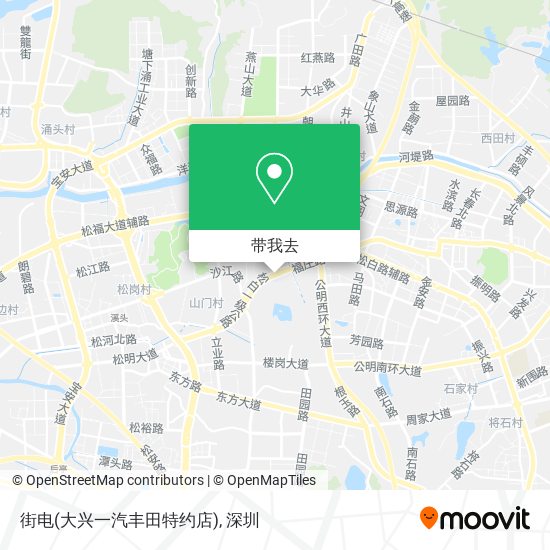街电(大兴一汽丰田特约店)地图