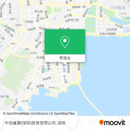 中信健康(深圳)投资管理公司地图