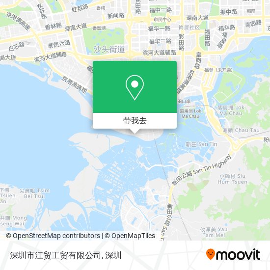 深圳市江贸工贸有限公司地图