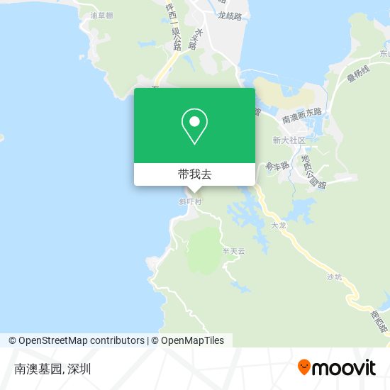 南澳墓园地图