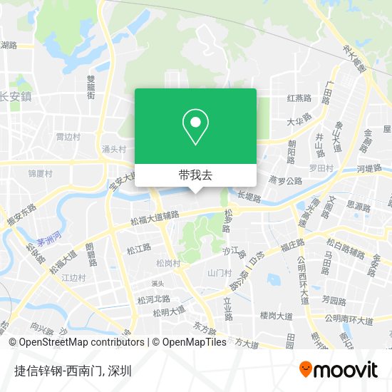 捷信锌钢-西南门地图