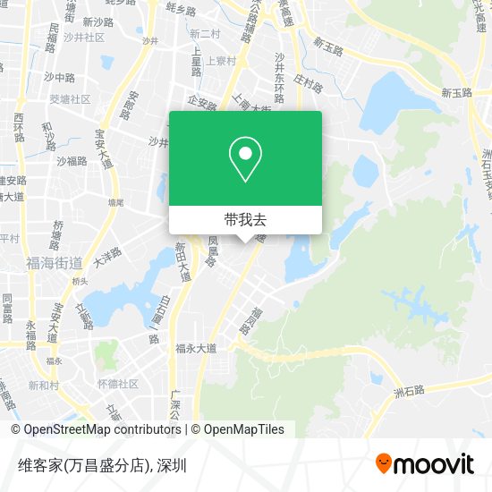维客家(万昌盛分店)地图