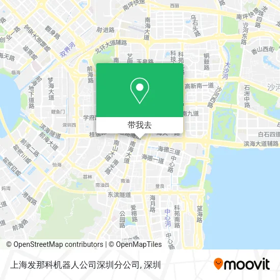上海发那科机器人公司深圳分公司地图