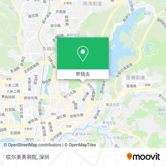 哎尔美美容院地图