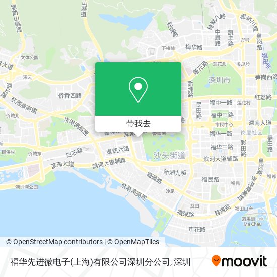 福华先进微电子(上海)有限公司深圳分公司地图