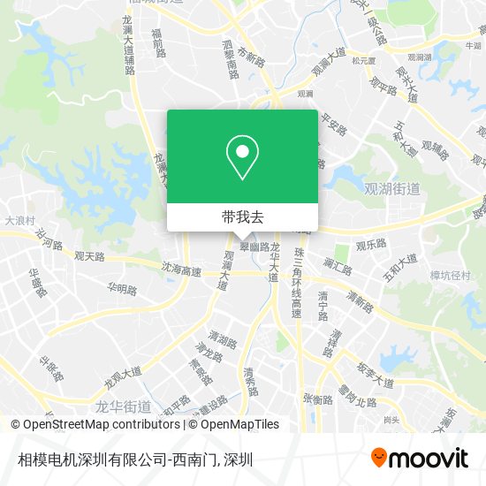 相模电机深圳有限公司-西南门地图