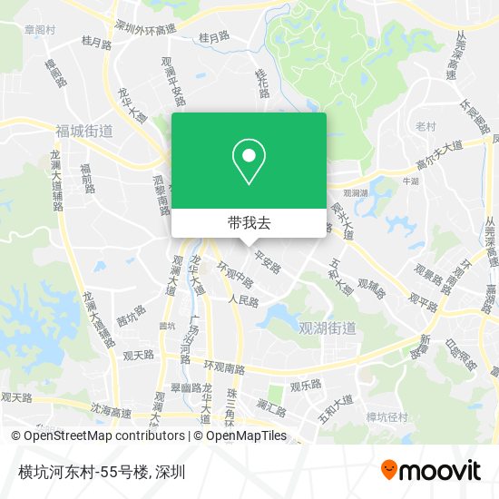 横坑河东村-55号楼地图