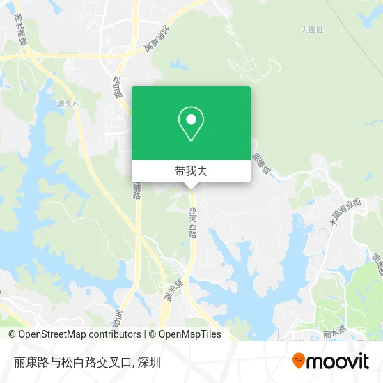 丽康路与松白路交叉口地图