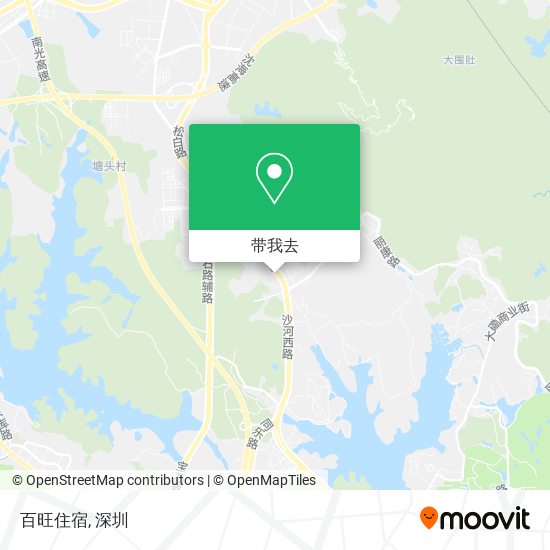 百旺住宿地图