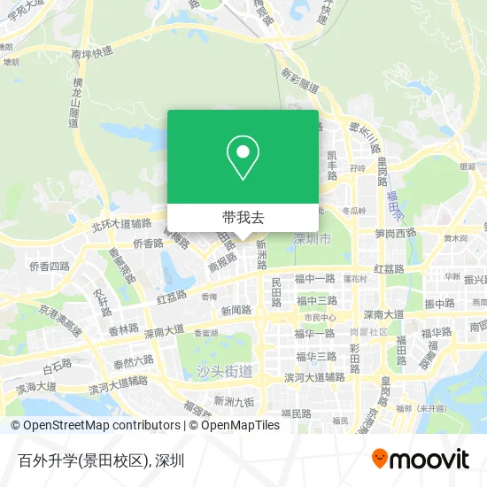 百外升学(景田校区)地图