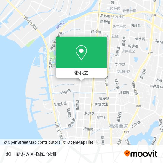 和一新村A区-D栋地图