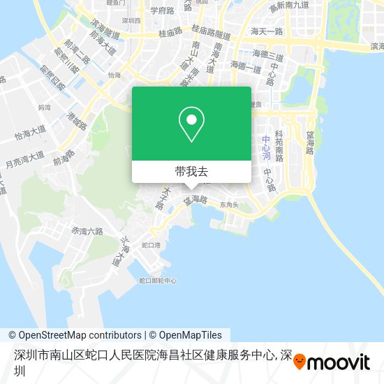 深圳市南山区蛇口人民医院海昌社区健康服务中心地图