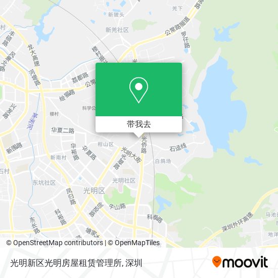 光明新区光明房屋租赁管理所地图