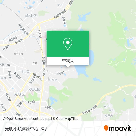 光明小镇体验中心地图