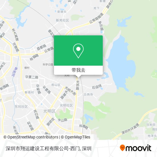 深圳市翔运建设工程有限公司-西门地图