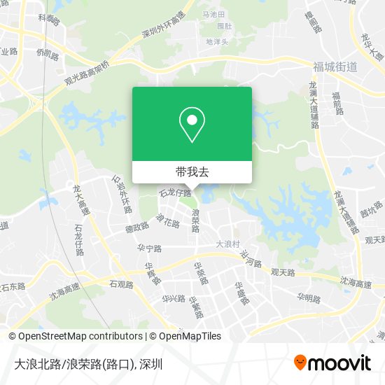 大浪北路/浪荣路(路口)地图