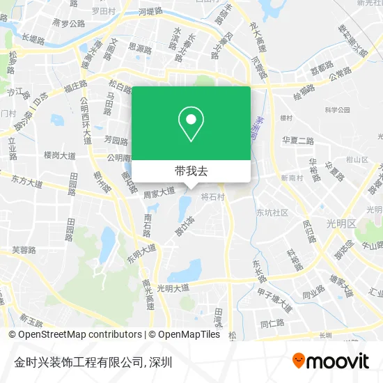 金时兴装饰工程有限公司地图