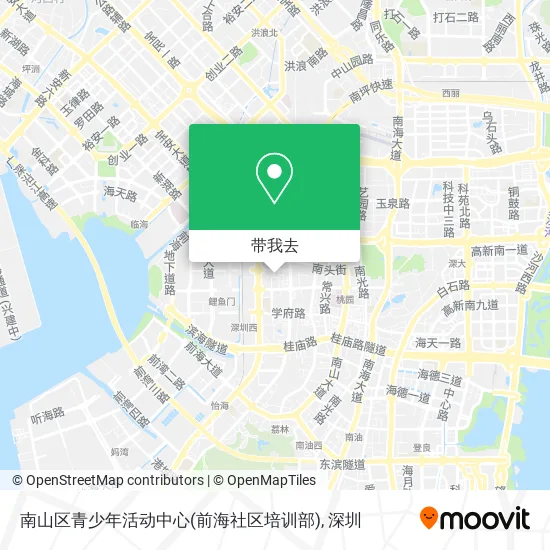 南山区青少年活动中心(前海社区培训部)地图