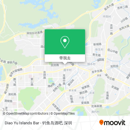 Diao Yu Islands Bar - 钓鱼岛酒吧地图