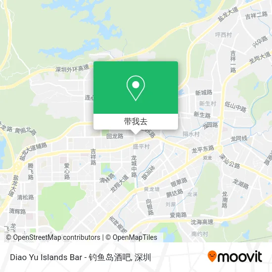 Diao Yu Islands Bar - 钓鱼岛酒吧地图