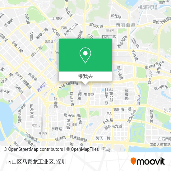 南山区马家龙工业区地图