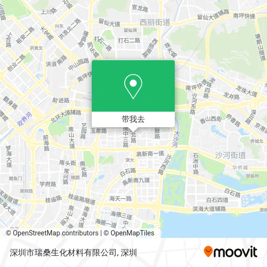 深圳市瑞桑生化材料有限公司地图