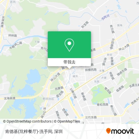 肯德基(坑梓餐厅)-洗手间地图