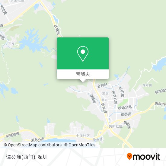 谭公庙(西门)地图
