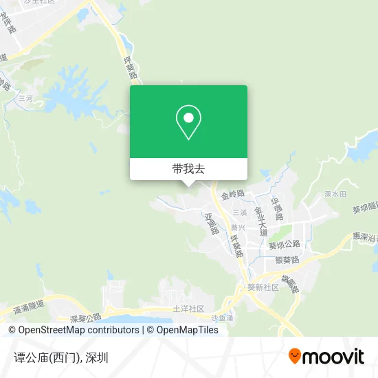 谭公庙(西门)地图