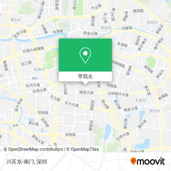 川宾东-南门地图
