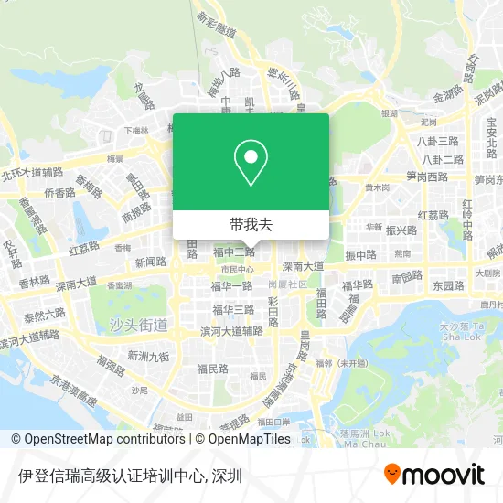 伊登信瑞高级认证培训中心地图