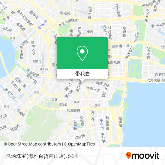 浩涵珠宝(海雅百货南山店)地图