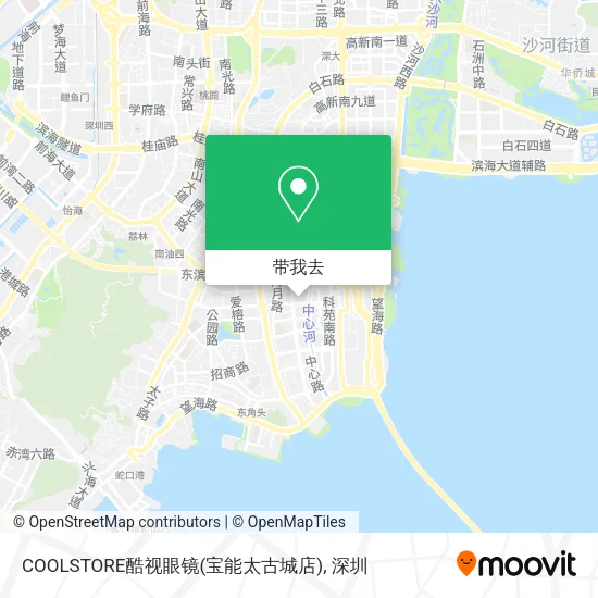COOLSTORE酷视眼镜(宝能太古城店)地图