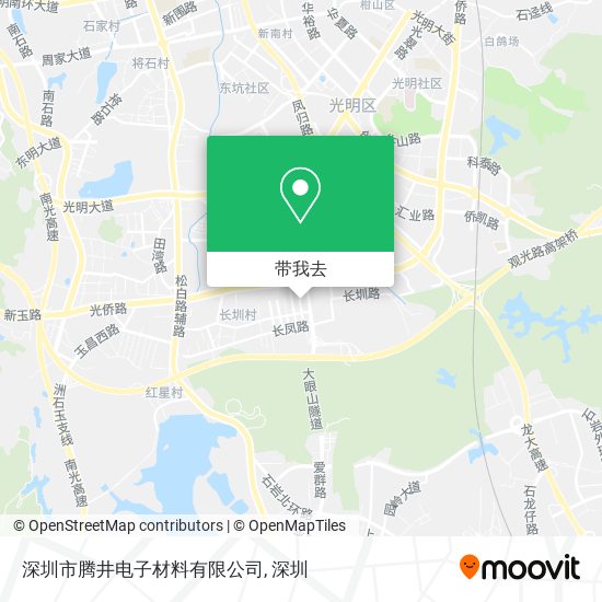 深圳市腾井电子材料有限公司地图