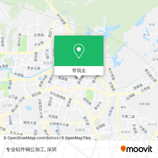 专业铝件铜公加工地图