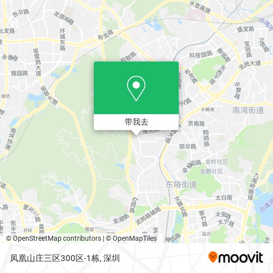 凤凰山庄三区300区-1栋地图