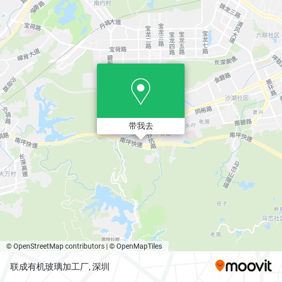 联成有机玻璃加工厂地图