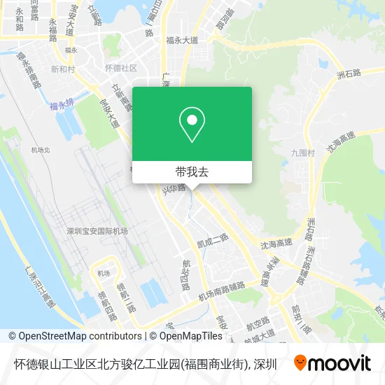 怀德银山工业区北方骏亿工业园(福围商业街)地图