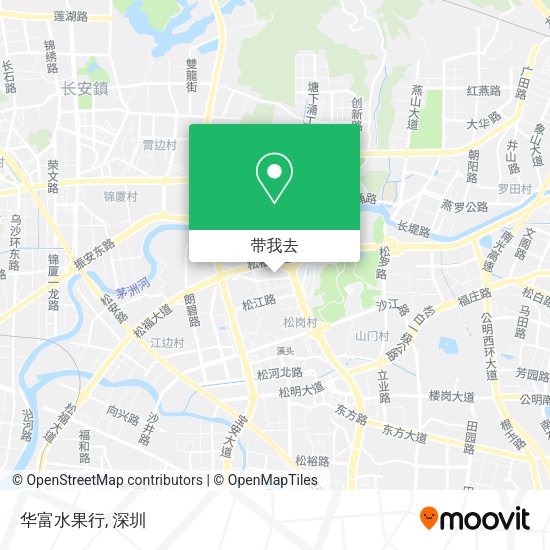 华富水果行地图