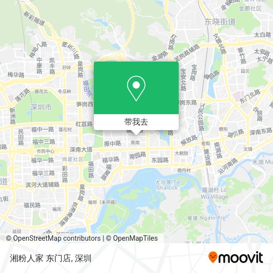 湘粉人家 东门店地图