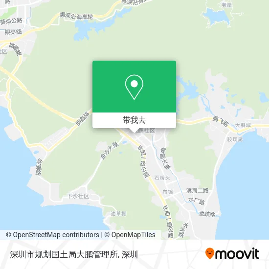 深圳市规划国土局大鹏管理所地图