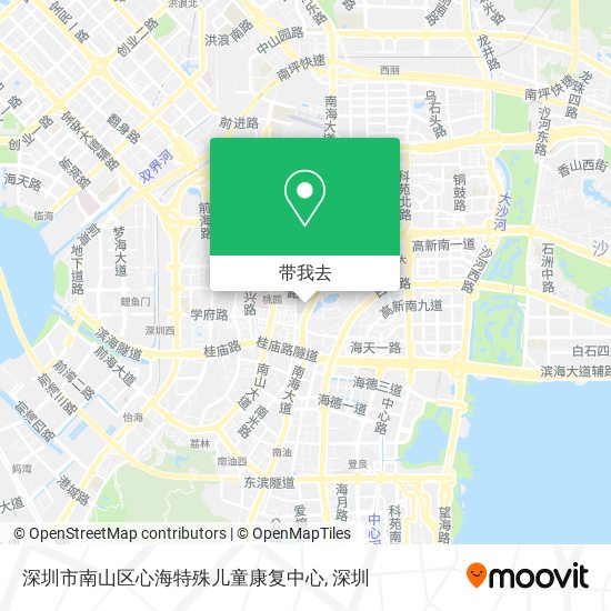 深圳市南山区心海特殊儿童康复中心地图