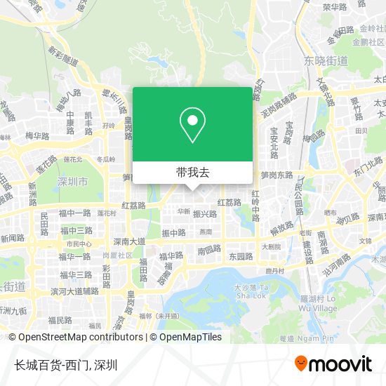 长城百货-西门地图