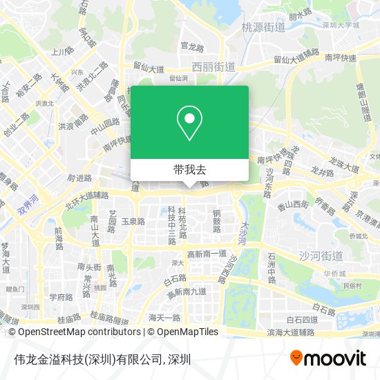伟龙金溢科技(深圳)有限公司地图