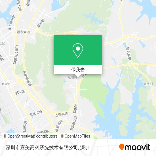 深圳市嘉美高科系统技术有限公司地图