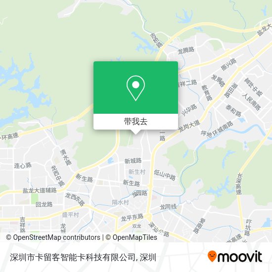 深圳市卡留客智能卡科技有限公司地图
