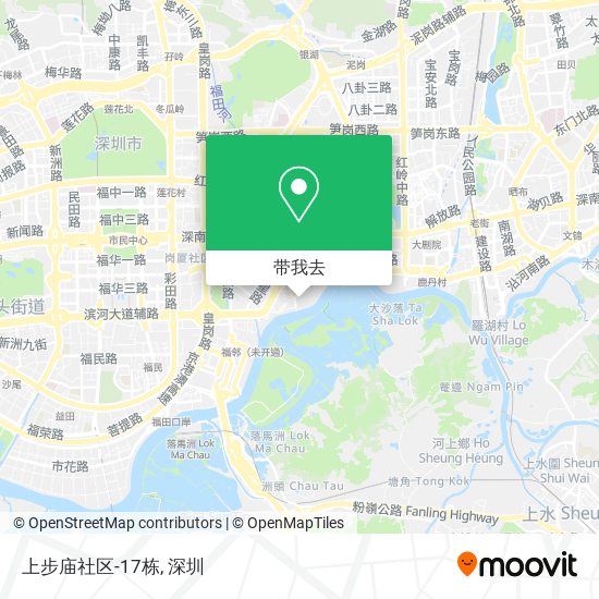 上步庙社区-17栋地图