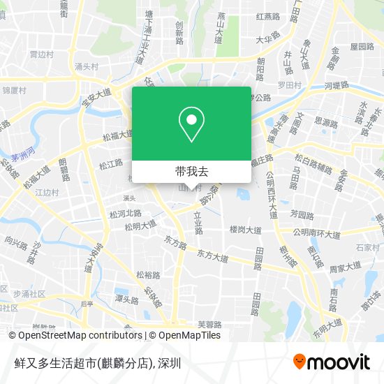 鲜又多生活超市(麒麟分店)地图